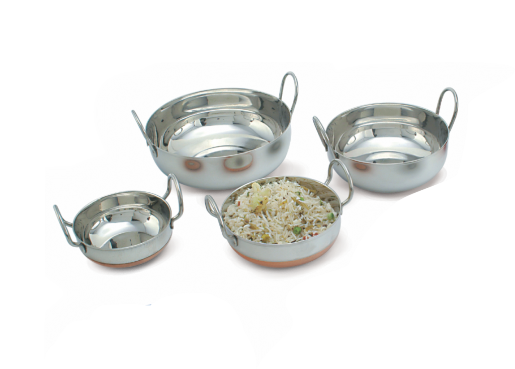 KADAI DISHES STAINLESS STEEL King Metal Works