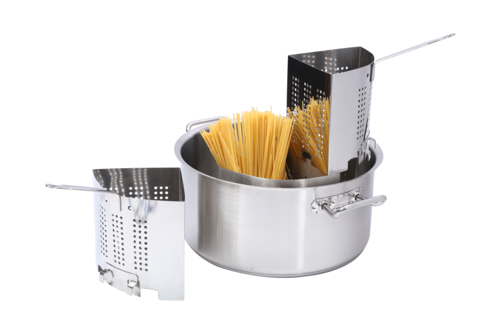 PASTA POT W/BASKET STAINLESS STEEL King Metal Works