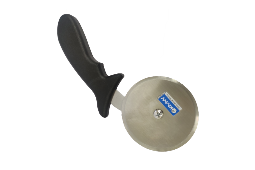 PIZZA CUTTERS W/PLASTIC HANDLE STAINLESS STEEL King Metal Works
